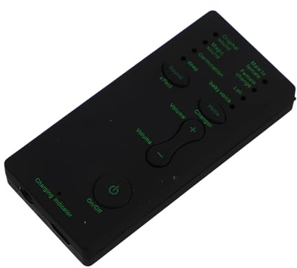 HOMSFOU Tragbarer Voice Changer Voice Alteration Device Für Live Und Gaming Einfach Zu Bedienen Kompatibel Mit Smartphone Und Pc Für Kreative Sprachveränderungen