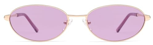 Appassal Ovale Retro-Sonnenbrille für Damen und Herren, mit Federscharnier, Sunnies AP3696