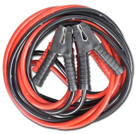 Eleganz Lot de 2 câbles de démarrage 1500 A de haute qualité pour véhicules automobiles, robustes et durables, parfaits pour les pannes et les automobilistes