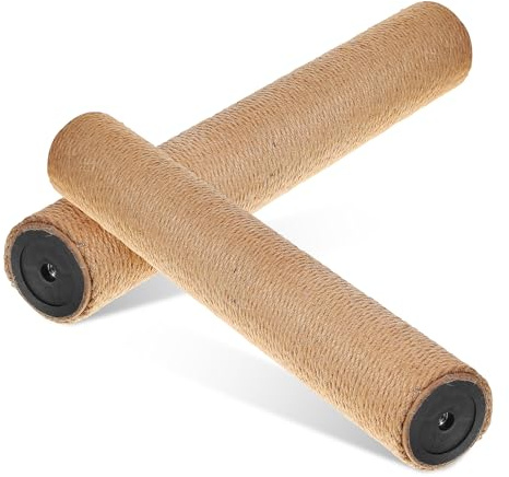 FONDOTIN Varillas Rascadoras De Yute para Gatos Repuesto, Varillas Afiladoras De Uñas 6 Cm Diámetro x 40 Cm Largo, para Rascadores De Interior y Cuidado De Gatitos