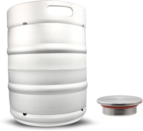 50 Liter Edelstahl-bierfass, Bierfass Mit Dichtungsknopfabdeckung Für Die Heimküche, Bierbrauen, Für Camping, Wandern, Heimbrauen, Getränk Frisch Halten, Bucket+Screw Cap