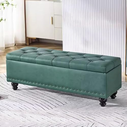 Moderne Aufbewahrungsbank mit Ottomanen-Design, multifunktionale Fußstütze für Schlafzimmer, rechteckiges Sofa, Ottomane, breiter Sitz für Wohnzimmer, stilvolle Bettbank