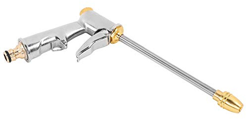 Dioche Manguera de Jardín Alta Pistola Pulverizadora de Agua a Alta Presión | Boquilla de Latón | Pistola Rociadora de Manguera Ajustable para Lavado de Autos y Riego de Jardines | Aleación de Zinc
