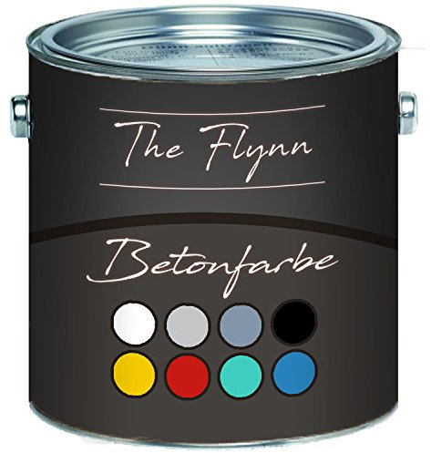 Pintura para hormigón para suelos y fachadas, revestimiento plástico altamente elástico sin imprimación en suelo y pared de hormigón, yeso, cemento, mampostería y piedra, Amarillo