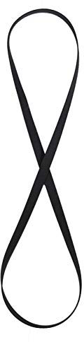 Rubber Record Belt,Turntable Belt, Black Player Belt with Good Elasticity Phonograph Turntable Replacement Belt for Recorder,Walkman,Repeater DVD Drive(1L10 200mm)
