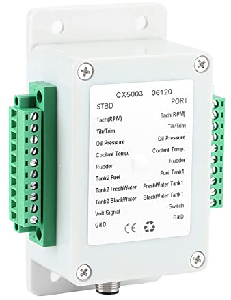 Tbest nmea 0183 till nmea 2000-omvandlare,Nmea 2000-adapter Cx5003 Nmea 2000-omvandlare ShipYacht-delar 9-32V DC-omvandlarbox Konvertera sensorsignal till NMEA2000 IP67 Vattentät för båtyacht