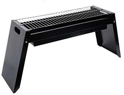 Parrilla De Barbacoa Al Aire Libre Portátil Mini Estufa De Barbacoa Plegable Carbón Doméstico,Negro