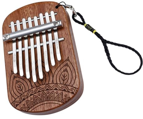 Generic 1stücke Kalimba Daumenklavier Aus Holz Mit Tasten Mini Finger Piano Für Anfänger Und Musikliebhaber Ergonomisches Design Tragbares Musikinstrument Fingerfertigkeit Und
