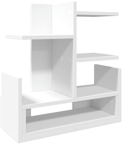 vidaXL Schreibtisch-Organizer Weiß 49x20x52,5 cm Holzwerkstoff