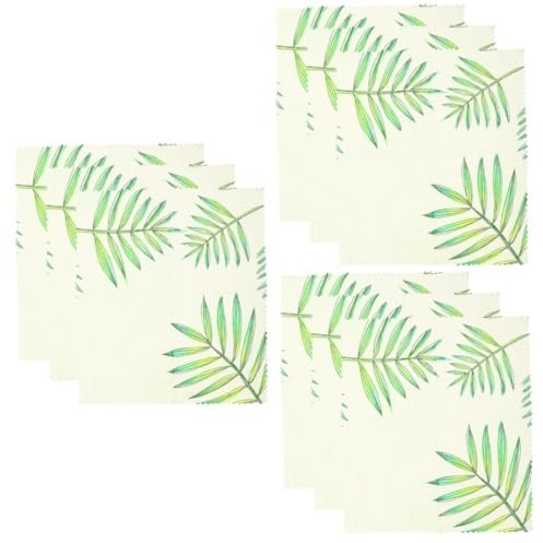 SHOWERORO 9pcs Beeswax Wraps for Food Reusable French Fries Wraps Beeswax Packing Papers