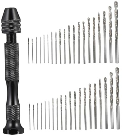 POPETPOP Taladro Manual Para Joyería y Manualidades Kit De Taladro Broca Pequeña Herramienta De Helicoidal Manual Para Trabajos De Precisión