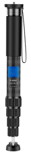Monopode léger en carbone à sections multiples supportant une charge de 20 kg pour appareils photo reflex numériques et smartphones Monopode extensible