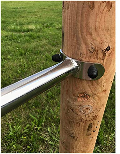 Reckstange für Rundholz Ø120mm Edelstahl