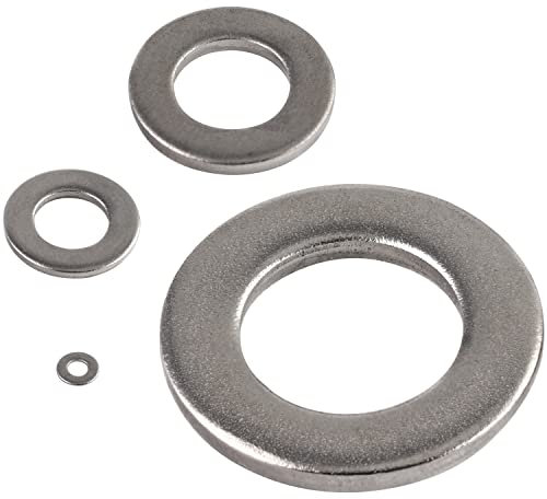 OPIOL QUALITY® Unterlegscheiben DIN 125 / ISO 7089 M10 aus Edelstahl A2 V2A (20 Stück) Form A U-Scheiben Beilagscheiben Scheiben Unterlegscheibe Rostfrei