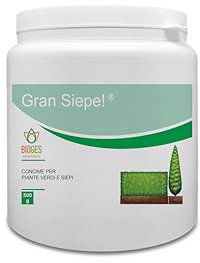 Bioges Gran Siepe! 0,5 kg Concime per Piante Verdi e siepi