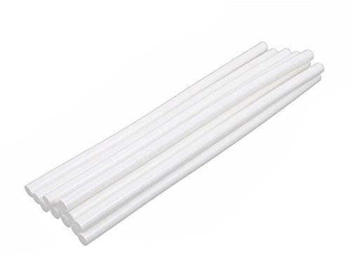 12 Stück 11 mm x 300 mm Heißkleber Kleber Oyster weiß für Elektrisches Werkzeug, Heißpistole