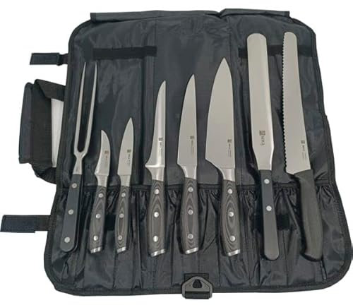 PASCHER HANDELS-GESMBH »Mika« Messertasche Komplett-Set, 9-tlg., Schwarz