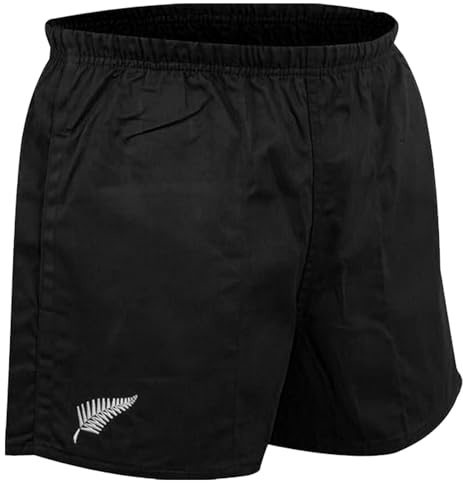 Kiwi Men’s Rugby Training Shorts with Pockets – Lightweight & Breathable Sports Shorts – Durable Fabric, Elastic Waistband, and Secure Storage – Ideal for Rugby, Gym, Running, and Outdoor Fitness