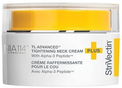 StriVectin Tighten and Lift Advanced Neck Cream PLUS with Alpha-3 Peptides for Neck and Décolleté, Smoothing Look of Wrinkles and Fine Lines, Improves Crepey Skin and Vertical Lines, 1.7 Ounce