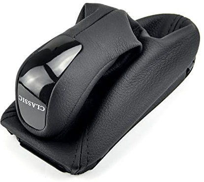 MKptopia Pomo de la palanca de cambio automático Palanca de cuero compatible con Be-nz W211Class -CLASSIC