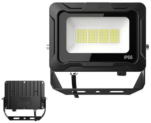 Foco Reflector LED De Exterior, Focos LED Exterior Aluminio 30-500W Foco Proyector LED Ultrabrillante De Exterior IP66 Resistente Al Agua Para Patio, JardíN, Estadio, Parque Infantil (500W)