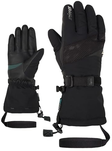 Ziener Damen Kalice Ski-Handschuhe/Wintersport | wasserdicht, Lange Stulpe