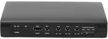 Mini-USV-Stromversorgung, USB, Unterbrechungsfreie Sicherung für Router, Heimüberwachung, Notfall-Ausdauer, Kleine USV für Stromausfälle (EU-Stecker)