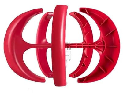 Turbina aerogeneradora de eje Vertical, 12V, 100W/400W/600W, generador de energía tiva, pequeño molino de viento con controlador Baja velocidad inicial para el hogar(600W)