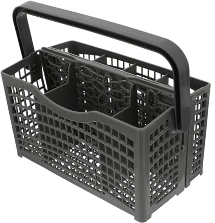 Artibetter Dishwasher Cutlery Basket Small Plastic Storage Basket for Tableware and Chopsticks with High Temperature Resistance Kitchen Storage Box for Dishwashers