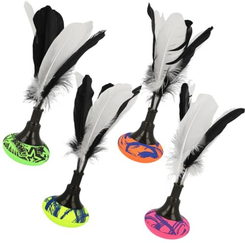 Sunflex® Neopren Peteca Funky | weiches und leichtes Handschlagspiel für den Strand und den Park | extrem Robustes Rückhandspiel | Handfederball für Jede Altersgruppe