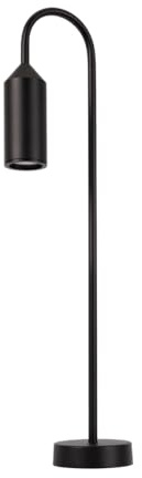 LUXULA Wegeleuchte GU10 IP54 60cm Stehleuchte | Bodenplatte und Erdspieß, Aluminium, LED Außenleuchte, Pollerleuchte, Stehleuchte für Garten, Terrasse und Wege