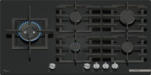 Bosch Serie 6 PPM9A6I40 plaque Noir Intégré 90 cm Gaz 5 zone(s)