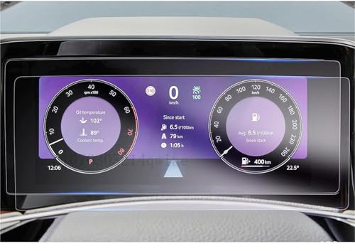 MEXWLOP 2 Protectores de Pet for Skoda Superb de 10,25 Pulgadas for salpicadero de Coche. Película antirreflejos para la Pantalla del Coche