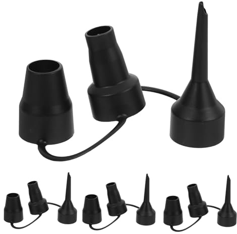 BESPORTBLE 12pcs Portable Inflatable Pump Nozzles Replacement Nozzles for Air Mattress Paddling Pool