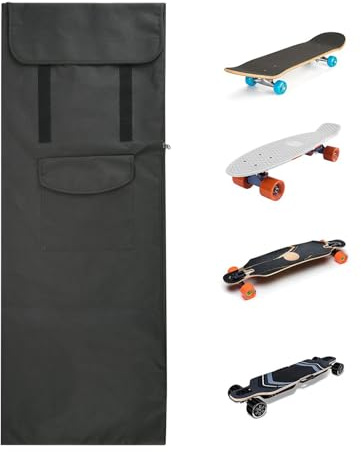 Generisch Zaino per skateboard, zaino da skater, 600D, Oxford con tracolla regolabile, per uomini e ragazzi