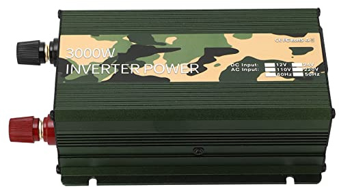 ZJchao Trasformatore di Onde Sinusoidali, Trasformatore di Potenza Auto Inverter Auto 3000w Inverter Sinusoidale per Ampia Applicazione (220V)