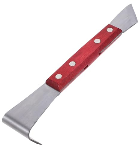 EXCEART Raschietto per Corteccia Manico in Legno Antiscivolo Strumento per la Rimozione e Scarificazione della Corteccia Utensile Manuale per Giardinaggio e Potatura di Colore Casuale