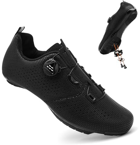 TvzsiY Zapatillas de Ciclismo MTB para Hombre/Mujer Compatible con Shimano SPD 2 Pernos Pedales Zapatos Bicicleta de Montaña Exterior