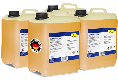 Mr. Perfect – Autoshampoo Konzentrat im praktischen 4x5L Kanister | Autoshampoo für Hochdruckreiniger und Waschanlagen | Autoreiniger mit Abperleffekt
