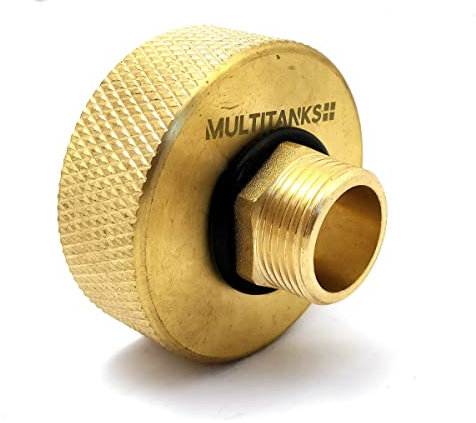 Multitanks Raccord S60x6 - embout male fileté 3/4 pouce tout en laiton