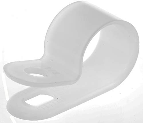 RS PRO Kabelklemme P-Klemme zum Schrauben, Kabel-Ø 12.7mm Nylon 12 mm x 1.5mm x 31mm, Packung a 100 Stück