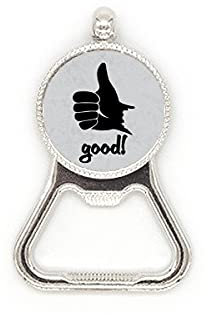 Pulgar esquema personalizado gesto metal cerveza botella Cap abrelatas deber acero inoxidable