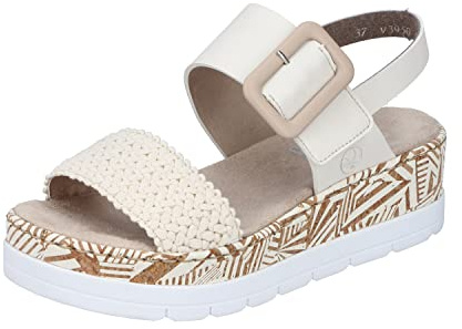 Rieker V3950 creme/porslin, Beige, 37 EU