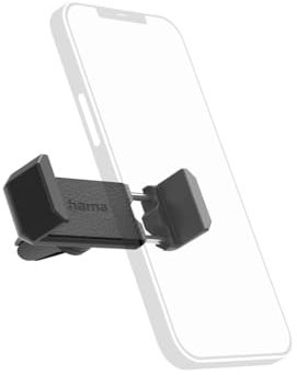 Hama Handyhalterung Auto, für Lüftung, universal bis 8,5cm Breite (Hochformat, Querformat, 360° drehbar, Klemmhalterung, Handyhalterung Auto Lüftung, Auto Zubehör, Auto Gadget, Kfz Handyhalterung)