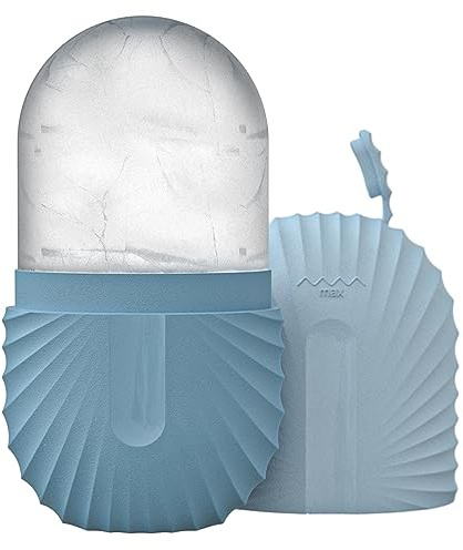 Yusheng Ice Mold for Face, Reusable Cooling Silicone Roller, Facial Roller Massage Skincare Tool for Face, Eye, Neck, Brighten Skin, Reduce Puffiness