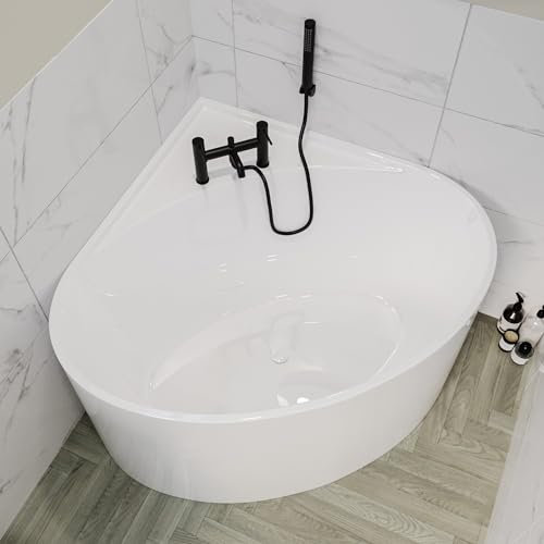 Malta Freestanding Small Round Corner Bath 1000 x 1000mm