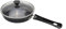 Egg Omelette Pan,6.3 Inch Non Stick Small Frying Pan, Egg Skillet, Single Servings Smoke- Free Stone Cookware, Stainless Steel with Glass Lid