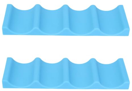 OUNONA 2pcs Beer Bottle Pad Fridge Storage Rack Silicone Can Beverage Beer Rack Beverage Storage Shelfs Fridge Organisers for Drinks