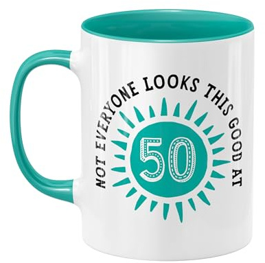 50th Birthday Gift Mug Present Coffee or Tea Mug for Men & Women Funny Gift Idea Keepsake Present for 50 Year Old - 11oz (325ml)