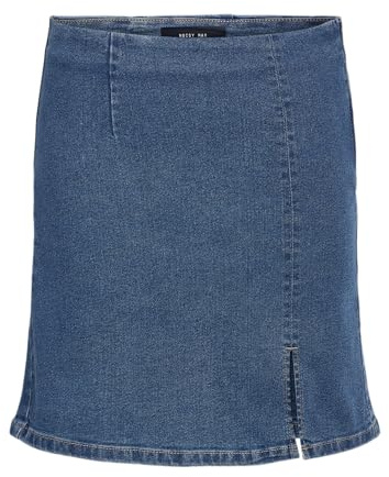 Nmdebby Nm smal kjol Vi518Mb Noos, Mellanblå denim, M